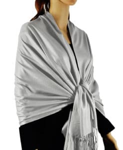 Solid Silky Wedding Pashmina