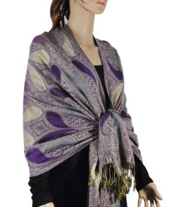 Contiguous Paisley Pashmina